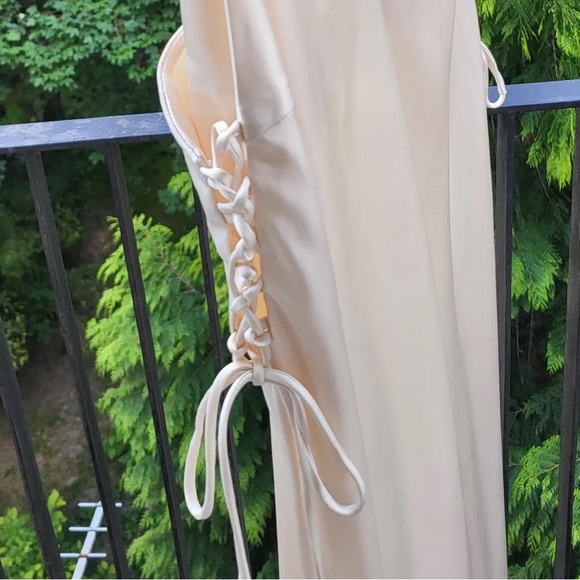 Zara cream satin dress XS - Picture 3 of 11